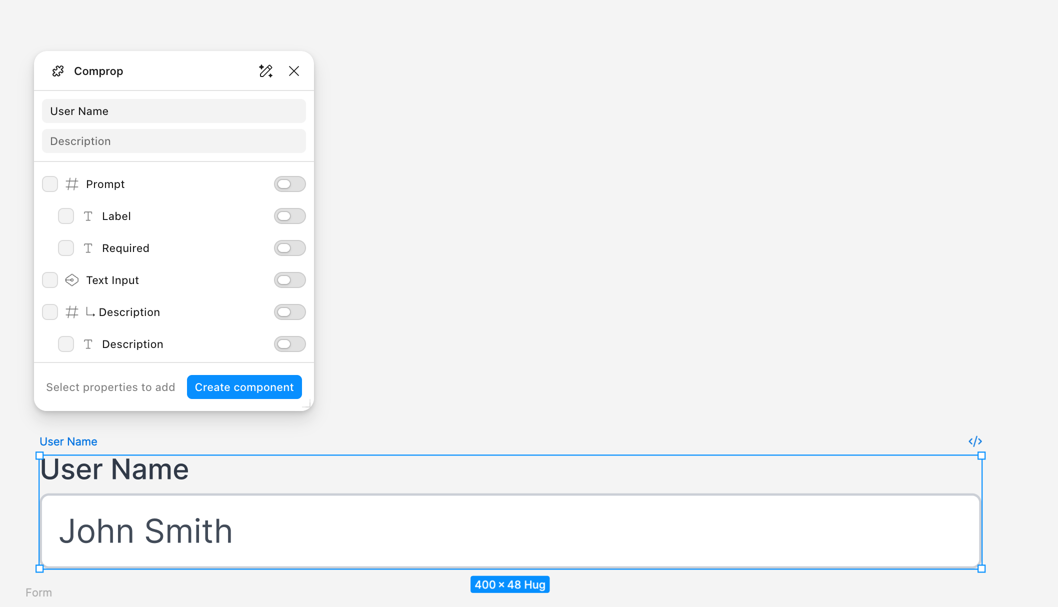 Component Property Linter
